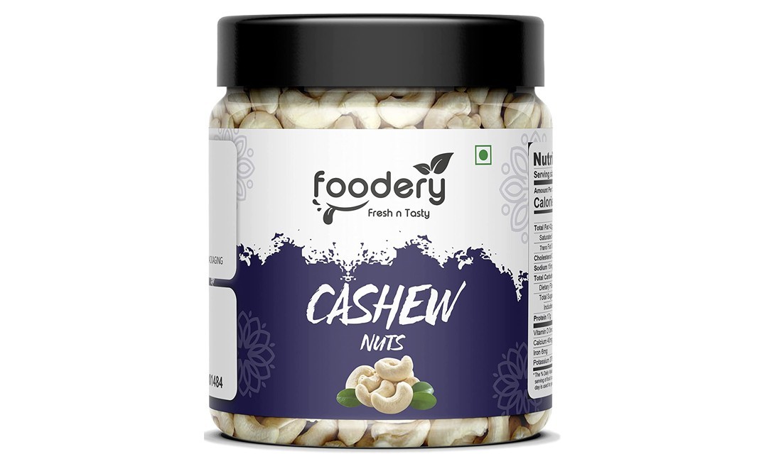 Foodery Cashew Nuts    Plastic Jar  400 grams